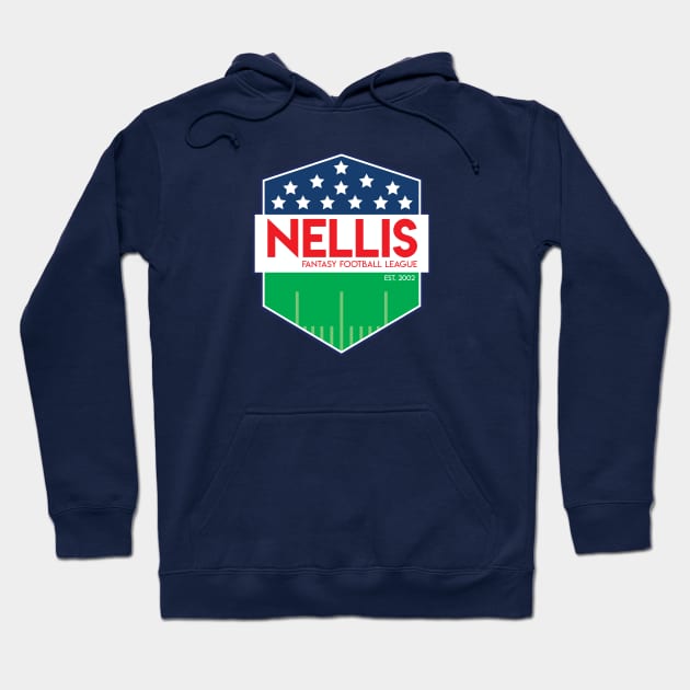 NFFL Shield Hoodie by doctorheadly